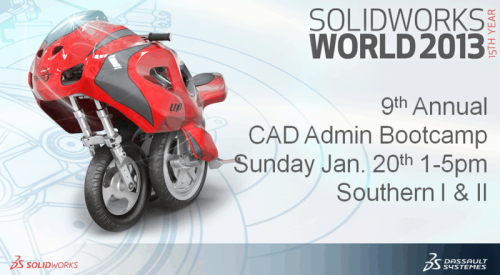 CAD Manager's Boot Camp SWW2013